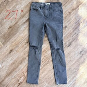 Madewell Women's Skinny Jeans in Charcoal